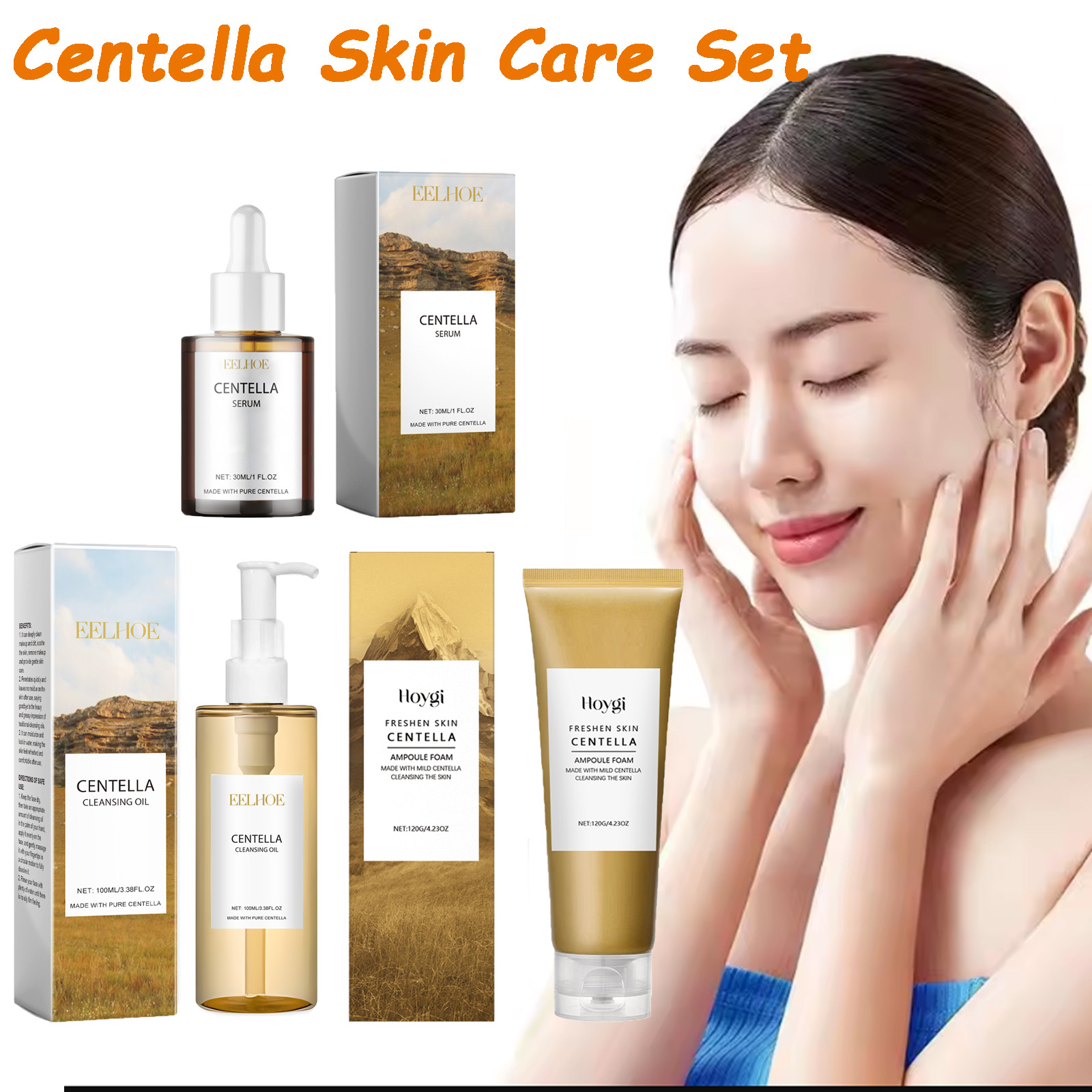 Centella-Juego de cuidado de l - Skincare Glowing reseña y precio
