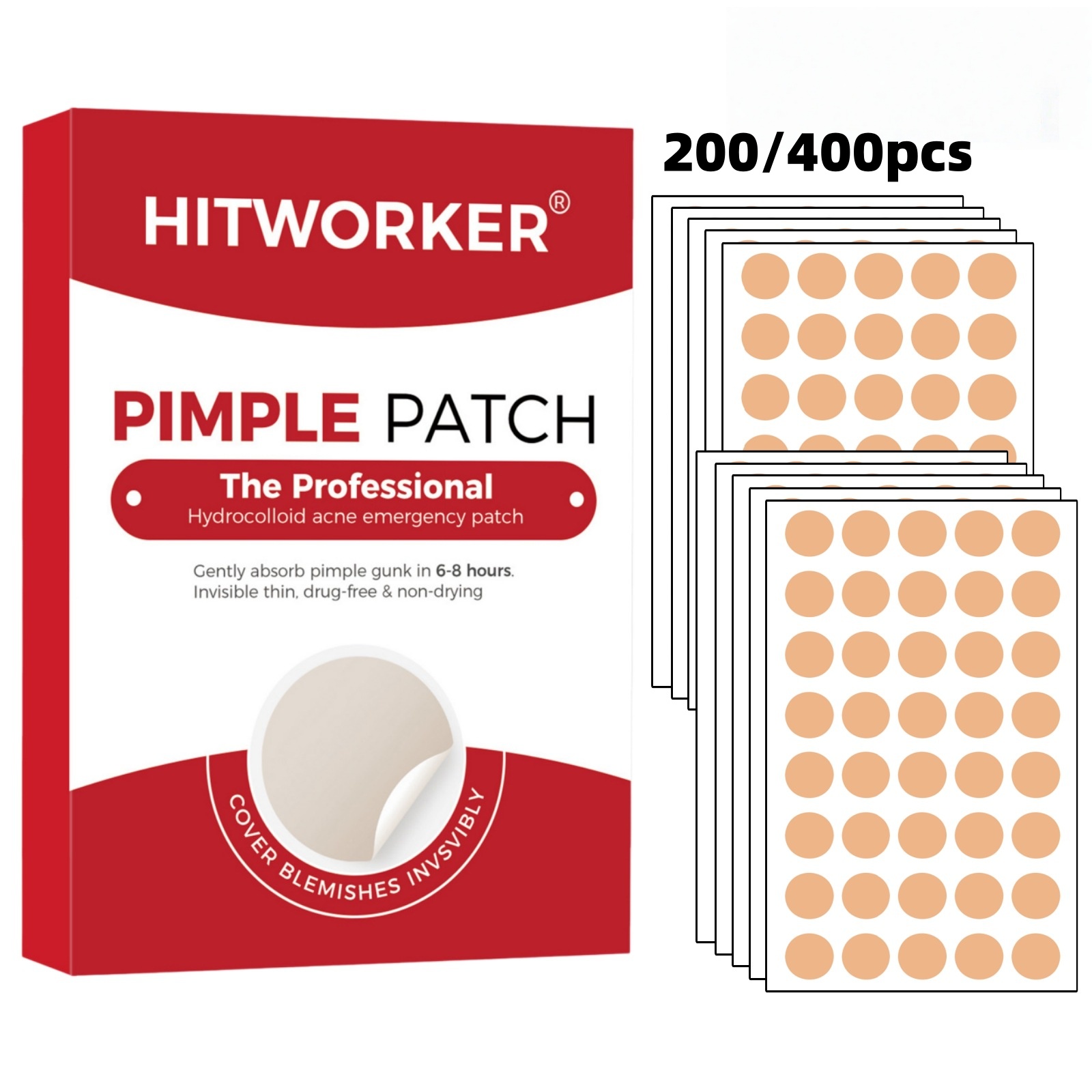 200/400 Parches para Acné de T - Face Oil reseña y precio