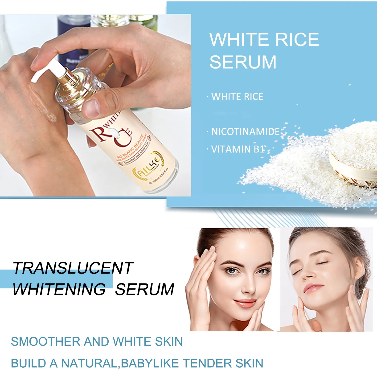 AILKE loción corporal blanquea - Vitamin C Serum reseña y precio