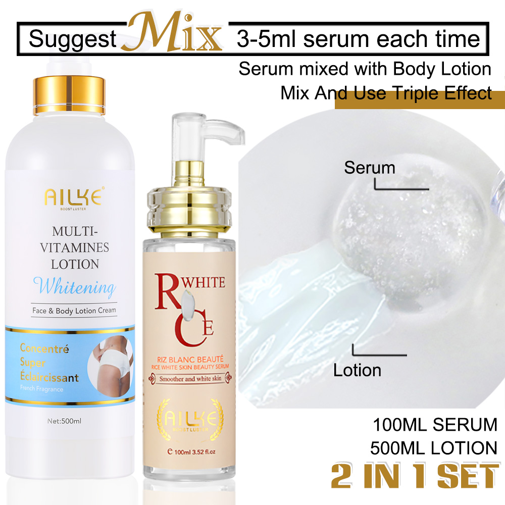 AILKE loción corporal blanquea - Vitamin C Serum reseña y precio