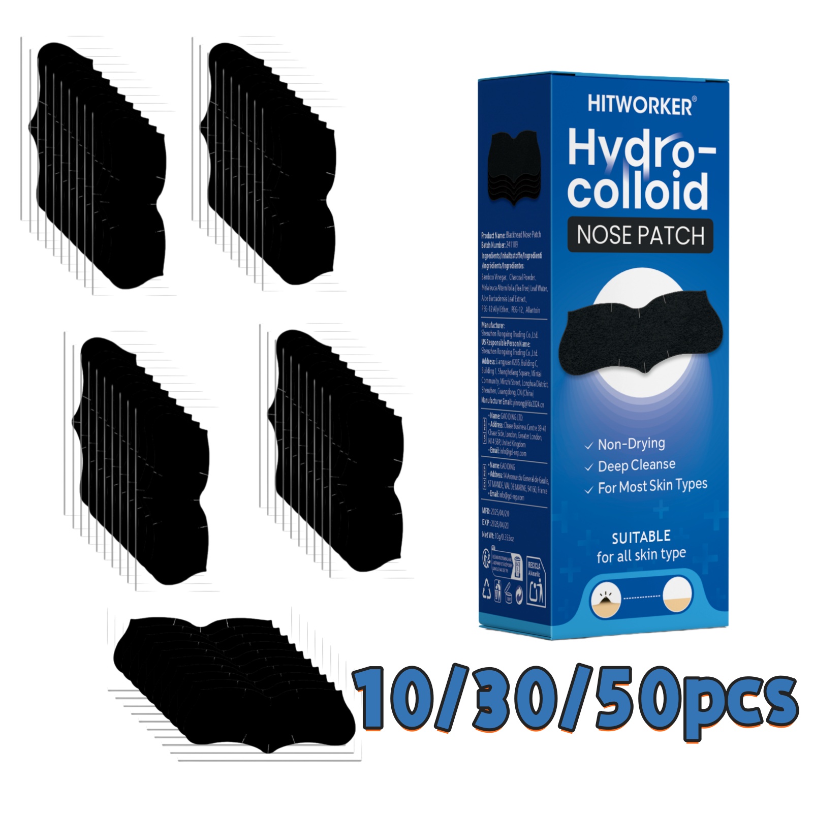 Tiras de limpieza de poros par - Skincare Glowing reseña y precio
